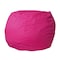 Flash Furniture Bean Bag Chair, 30 in W 30" L 18" H DG-BEAN-SMALL-SOLID-HTPK-GG - alternate 1